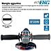 Smerigliatrice angolare con disco elettrica 125mm 840W - - UM ET SA12 - Foto miniatura 5