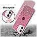 Custodia Compatibile Con Apple Iphone 12 Mini In Rosa Con Glitter - Coperchio Protettivo In Silicone Tpu Flessibile Con Glitter Scintillanti - Foto miniatura 6