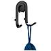 Gancio Bagno, Classic Plus Ganci 2 Pezzi, Colore Nero, - Foto miniatura 2