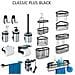 Gancio Bagno, Classic Plus Ganci 2 Pezzi, Colore Nero, - Foto miniatura 4