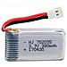 1 Pezzo Batteria Lipo Ricaricabile 3.7v 380mah Per Hubsan X4 H107c H107d H107l, syma X11 X11c, Hs170 Hs170c F180c Hs170g Tozo Q2020 E016h E016f Fx801 V911s A120 Xk A150 V966 Rc Quadricottero - Foto miniatura 1