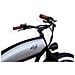 Outlaw - Acciaio Nero E Inossidabile - 250w / 10ah - Vintage Chopper E-bike - Bicicletta Elettrica Cruiser Custom Fat Bike - Foto miniatura 5
