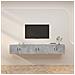 Mobili Porta Tv A Parete 3 Pz Grigio Cemento 80x34,5x40 Cm - Foto miniatura 3