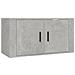 Mobili Porta Tv A Parete 3 Pz Grigio Cemento 80x34,5x40 Cm - Foto miniatura 4
