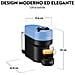 Macchina da Caffè Espresso Semi automatica Nespresso Serbatoio 0.56 Lt. Potenza 1260 Watt Colore Nero /Blu - Foto miniatura 3