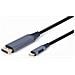 CC-USB3C-DPF-01-6 cavo e adattatore video 1,8 m USB tipo-C DisplayPort Nero, Grigio - Foto miniatura 1