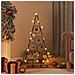 Albero Di Natale Decorativo In Metallo Nero 90 Cm - Foto miniatura 1