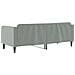 Letto Da Giorno Grigio Chiaro 80x200 Cm In Velluto - Foto miniatura 4