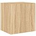Mobile Tv A Parete Con Luci Led Rovere Sonoma 40,5x35x40 Cm - Foto miniatura 3