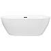 Vasca Da Bagno Freestanding Carrera 150 X 75 Cm Bianco - Foto miniatura 2