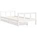 Giroletto Bambini Con Cassetti Bianco 90x200cm Massello Di Pino - Foto miniatura 3