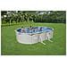 Piscina In Acciaio Fuori Terra Ovale Hydrium 610x360x120 Cm 56369 - Foto miniatura 6