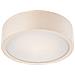 Lampada A Soffitto Eveline - Bianco - Legno, Vetro - 8x27x27 Cm - Foto miniatura 1