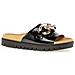 Black Casual Open Slippers Ciabatte Pelle Scarpe Donna Nero Eu 36, 83.743.97 - Foto miniatura 1