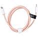 Cavo Dati E Ricarica Pd60w 3a C263 Usb-c To Usb-c Fast Charge 60w 1m Rosa Per Smartphone Tablet - Foto miniatura 2
