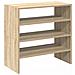 Scarpiere 2 pz Impilabili Rovere Sonoma 60x30x30,5 cm - Foto miniatura 6
