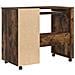 Scrivania per computer marrone Rovere affumicato Legno ingegnerizzato - Foto miniatura 7