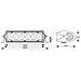 Faro Da Lavoro A Barra 6 Led Ad Ampio Raggio Flood 30w Ip67 - Foto miniatura 4
