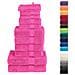Set ASciugamani SOLUND 12 pz Rosa 600 gsm - Foto miniatura 2