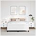 Struttura letto con materasso con materasso Bianco 140 x 200 cm - Foto miniatura 5