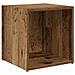 Mobile TV 4 pcs Marrone 37 x 35 x 37 cm Legno multistrato - Foto miniatura 5