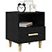 Armadio da Notte 2 pcs Rovere nero 40 x 35 x 47,5 cm - Foto miniatura 3