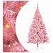 Albero di Natale artificiale con luci integrate Rosa 180 cm PVC - Foto miniatura 1