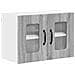 Pensile cucina Grigio Sonoma 60 x 31 x 40 cm Legno multistrato - Foto miniatura 1