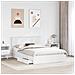 Letto con Contenitore Bianco 140 x 200 cm Legno multistrato - Foto miniatura 3