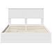 Letto con Contenitore Bianco 140 x 200 cm Legno multistrato - Foto miniatura 8