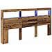 Testiera Legno vecchio 200 x 17 x 102 cm Legno multistrato - Foto miniatura 1