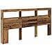 Testiera Legno vecchio 200 x 17 x 102 cm Legno multistrato - Foto miniatura 5