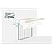 Tenda Da Sole Motorizzata Semi-cassonata Fazzio 3m X 2,5m Bianca Con Telo Beige - Foto miniatura 2