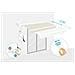 Tenda Da Sole Motorizzata Semi-cassonata Fazzio 3m X 2,5m Bianca Con Telo Beige - Foto miniatura 3