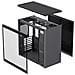 Tower ATX MIDI USB 3.0 PC Case per Computer Gaming Vetro Nero Spark PRO - Foto miniatura 3