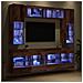 Set di Mobiletto da TV a Parete con led 6 pcs Legno vecchio - Foto miniatura 5