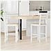 Sedie da pranzo 2 pcs Bianco 40 x 47,5 x 99,5 cm - Foto miniatura 2
