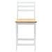 Sedie da pranzo 2 pcs Bianco 40 x 47,5 x 99,5 cm - Foto miniatura 5