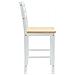 Sedie da pranzo 2 pcs Bianco 40 x 47,5 x 99,5 cm - Foto miniatura 6