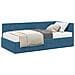 Struttura Letto Angolare con Materasso 2 pcs Blu Velluto - Foto miniatura 1