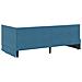 Struttura Letto Angolare con Materasso 2 pcs Blu Velluto - Foto miniatura 9