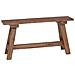 panchina Naturale 92 x 23,5 x 45,5 cm Legno massello di mogano - Foto miniatura 6