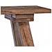 panchina Naturale 92 x 23,5 x 45,5 cm Legno massello di mogano - Foto miniatura 9