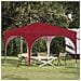 Tenda per feste a pop-up 290 x 290 x 245 cm Borgogna - Foto miniatura 2