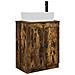 Mobile da bagno con lavabo Rovere Fumo 54 x 35 x 83 cm - Foto miniatura 1