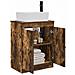Mobile da bagno con lavabo Rovere Fumo 54 x 35 x 83 cm - Foto miniatura 2