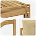 Set di divani da esterno con cuscino 6 pcs Bianco e Beige - Foto miniatura 5