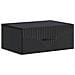 Mobiletto da notte a muro 2 pcs Nero 49 x 34,5 x 20 cm - Foto miniatura 3