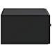 Mobiletto da notte a muro 2 pcs Nero 49 x 34,5 x 20 cm - Foto miniatura 6