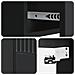 Mobiletto da notte a muro 2 pcs Nero 49 x 34,5 x 20 cm - Foto miniatura 8